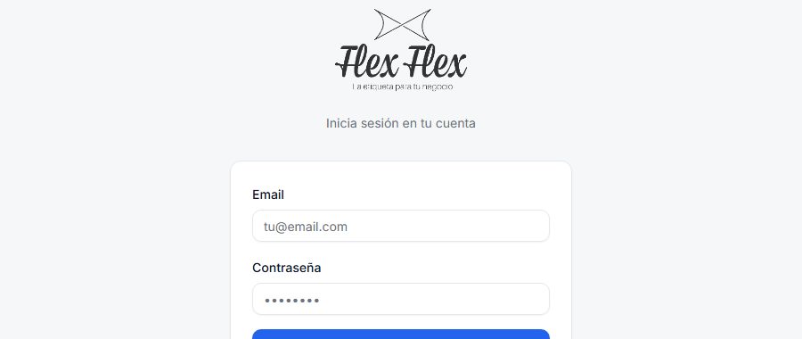 Sitio web de Flex Flex
